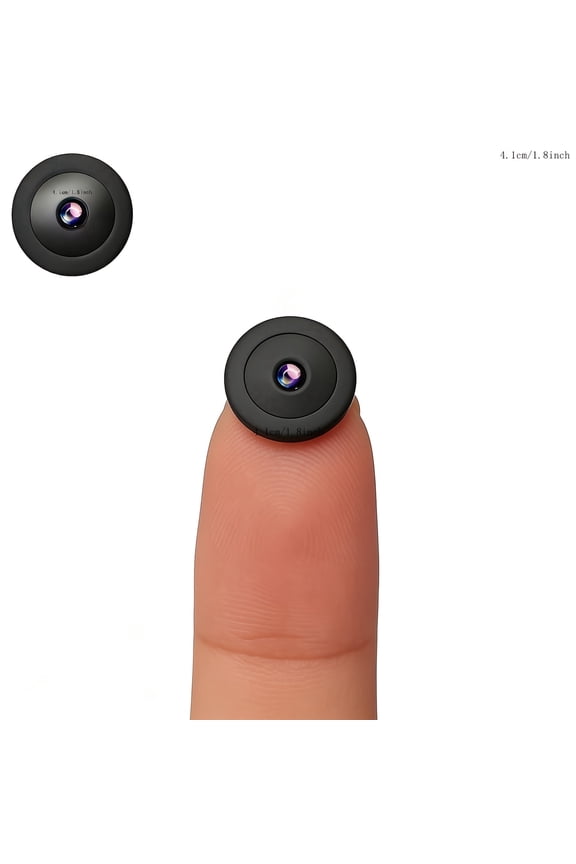 0.9 Inch Hidden Camera with Audio/Video, Mini Spy Camera for Home Indoor Security, Night Vision Motion Detection Wireless Nanny Cam