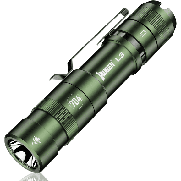 L3 Rechargeable LED Flashlight, 3000 High Lumens Super Bright Handheld Torch, Dual-Way USB-C Rechargeable with 7 Modes, IP68 Waterproof Tactical Flashlight for Outdoor, Dog Walking