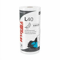 L40 Towels, Small Roll, 10.4 x 11, White, 70/Roll, 24 Rolls/Carton | Bundle of 2