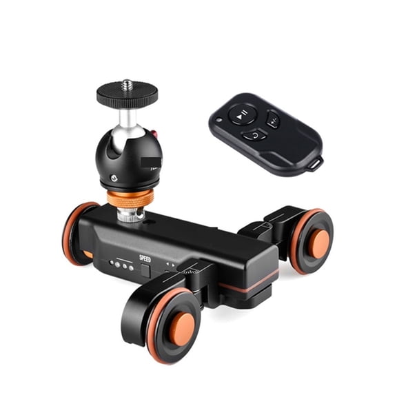 L4X Motorized Camera Slider Video Dolly Electric Track Slider with Remote for DSLR Camera Camcorder Action Camera Phone ,Easy to Operate