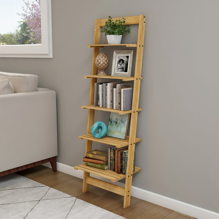 Small oak ladder shelf outlet