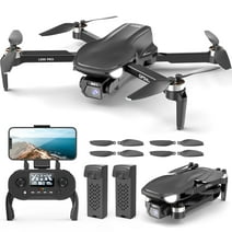 L500 Pro GPS Drone with 4K HD Camera for Adults and Beginners, FPV RC Quadcopter with Brushless Motor, 5G WIFI Transmission, 2 Batteries, Black