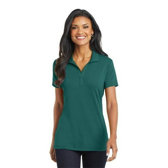 L568 Ladies Cotton Touch Performance Polo, Lush Green - 4XL