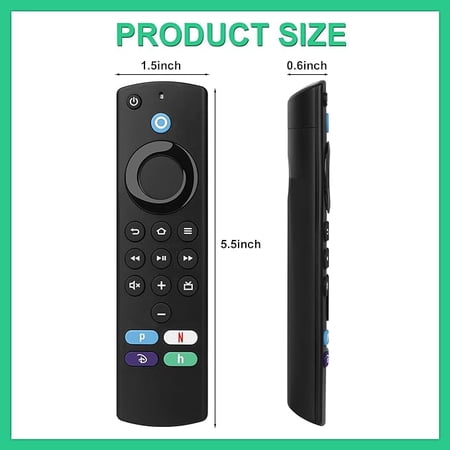 L5B83G Replacement Voice Remote for Fire AMZ TVS Lite,For AMZ TVS Stick 4K Max/Bundle/Later,For 1st and 2nd Generation AMZ TV Cubes,For AMZ TVs (3rd Generation)
