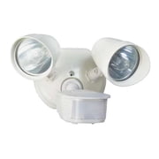 L6010WH White Twin Head Halogen Security Light
