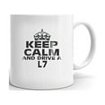 thumbnail image 1 of L7 Keep Calm and Drive Coffee Tea Ceramic Mug Cup Gift, 1 of 3