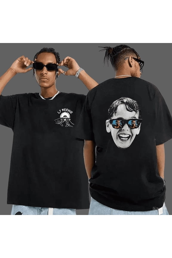 L7 Weenie T-Shirt, Retro Pool Dude & Sunglasses Graphic, Funny Summer Throwback Tee for 90s Nostalgia Fans, Casual
