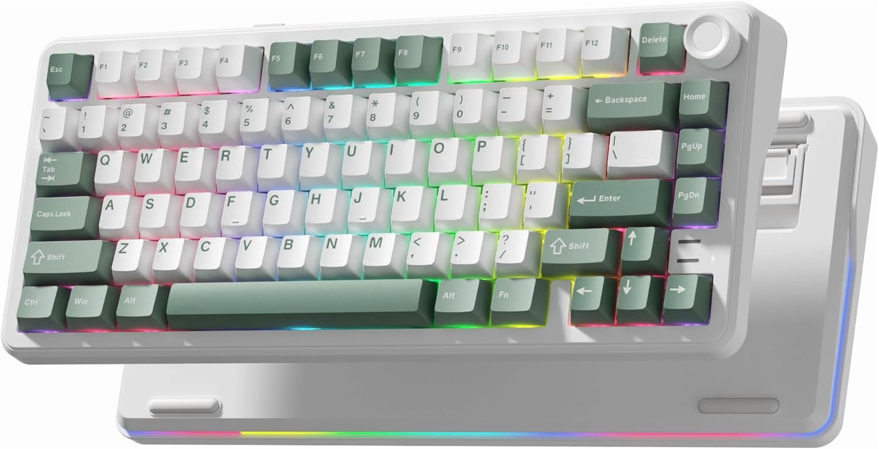 L75 Wireless Gaming Keyboard, Creamy Mechanical Keyboard with Knob ...