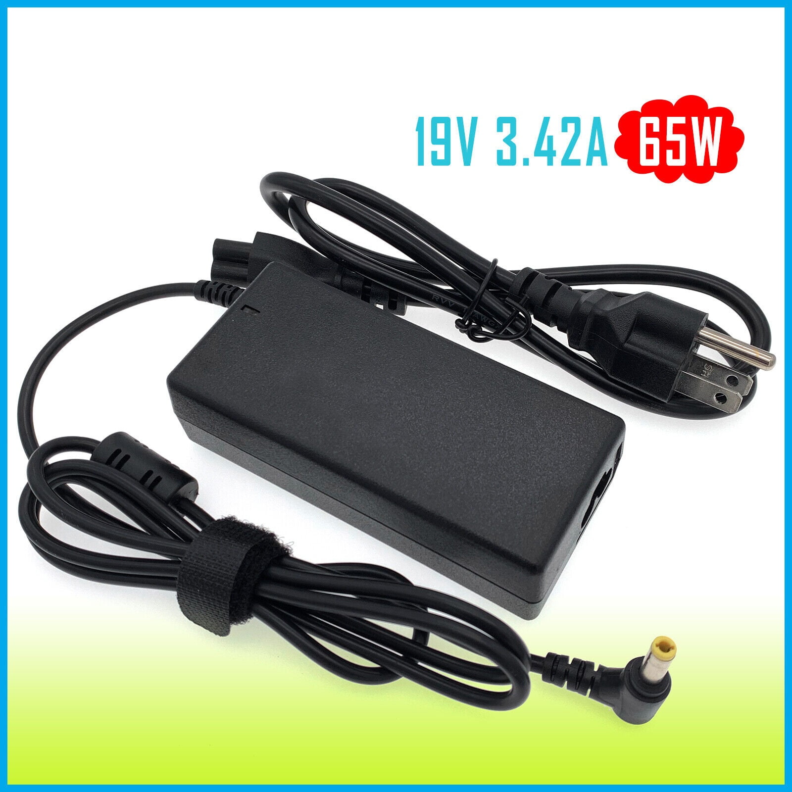 AC Adapter Charger For Toshiba Satellite C655-S5132 & L755-S5216 Laptops – By AbleGrid