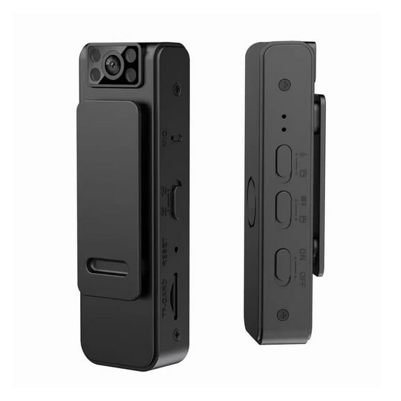 L8 Mini Body Camera 1080P HD Sports Camera 180 ° Rotatable Night Vision Digital Video Recorder 600mAh Bodycam Police Camera ,Ultra HD