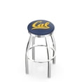 thumbnail image 1 of L8C2C Cal 36" Swivel Bar Stool with Chrome Finish, 1 of 2
