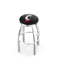 thumbnail image 1 of L8C2C Cincinnati 36" Swivel Bar Stool with Chrome Finish, 1 of 2