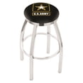 thumbnail image 1 of L8C2C U.S. Army 36" Swivel Bar Stool with Chrome Finish, 1 of 2