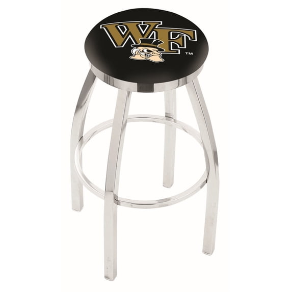 NCAA Swivel Stool by Holland Bar Stool, Wake Forest - 25 Inches L8C2C