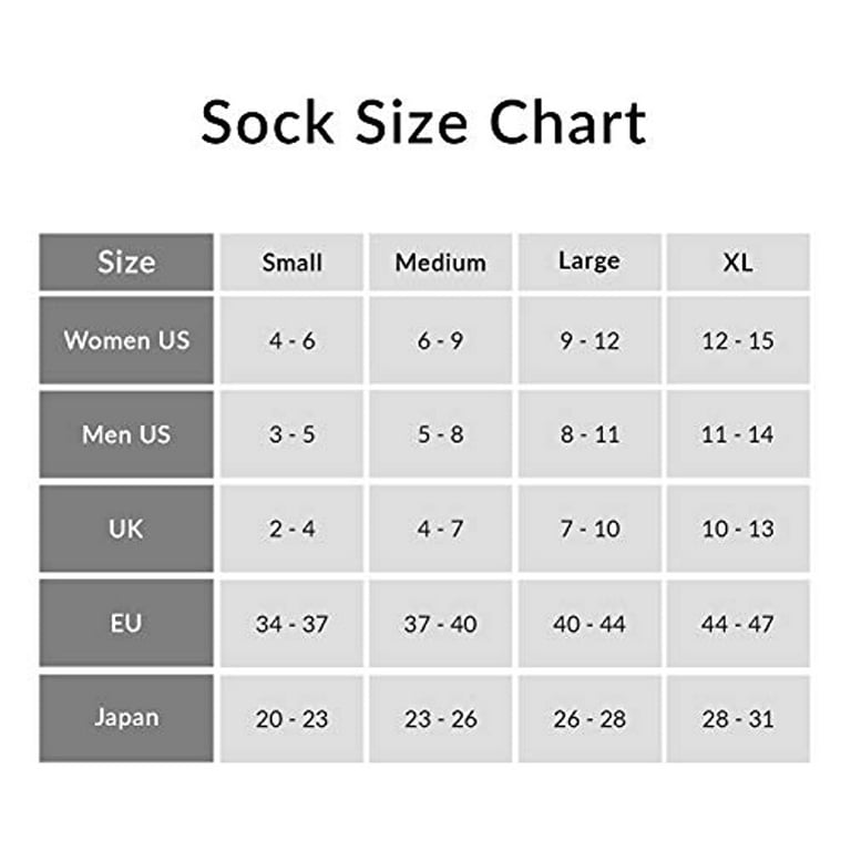 LA Active Graduated Compression Socks with Non-Slip Grips for
