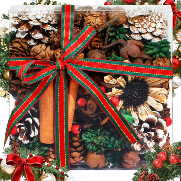LA BELLEFÉE Christmas Potpourri Blend, Holiday Home Decor with Christmas Wreath Fragrance