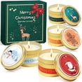 thumbnail image 1 of LA BELLEFÉE Christmas Scented Candles 4 Pack, Gift Set Holiday Candles for Home Fragrance, 1 of 7