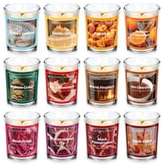 LA BELLEFÉE Christmas Scented Candles Holiday Scented Candles for Home, Set of 12