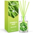 thumbnail image 1 of LA BELLEFÉE Citronella Reed Diffuser 200ml, Lemongrass Scent Home fragrance for Summer Season, Bedroom, Bathroom, Living Room, 1 of 7