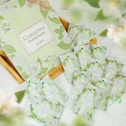 LA BELLEFÉE Gardenia Scented Sachets 14-Pack | Fresh Floral Fragrance for Clothing Long-Lasting Scent for Wardrobes and Drawers Natural Floral Aroma