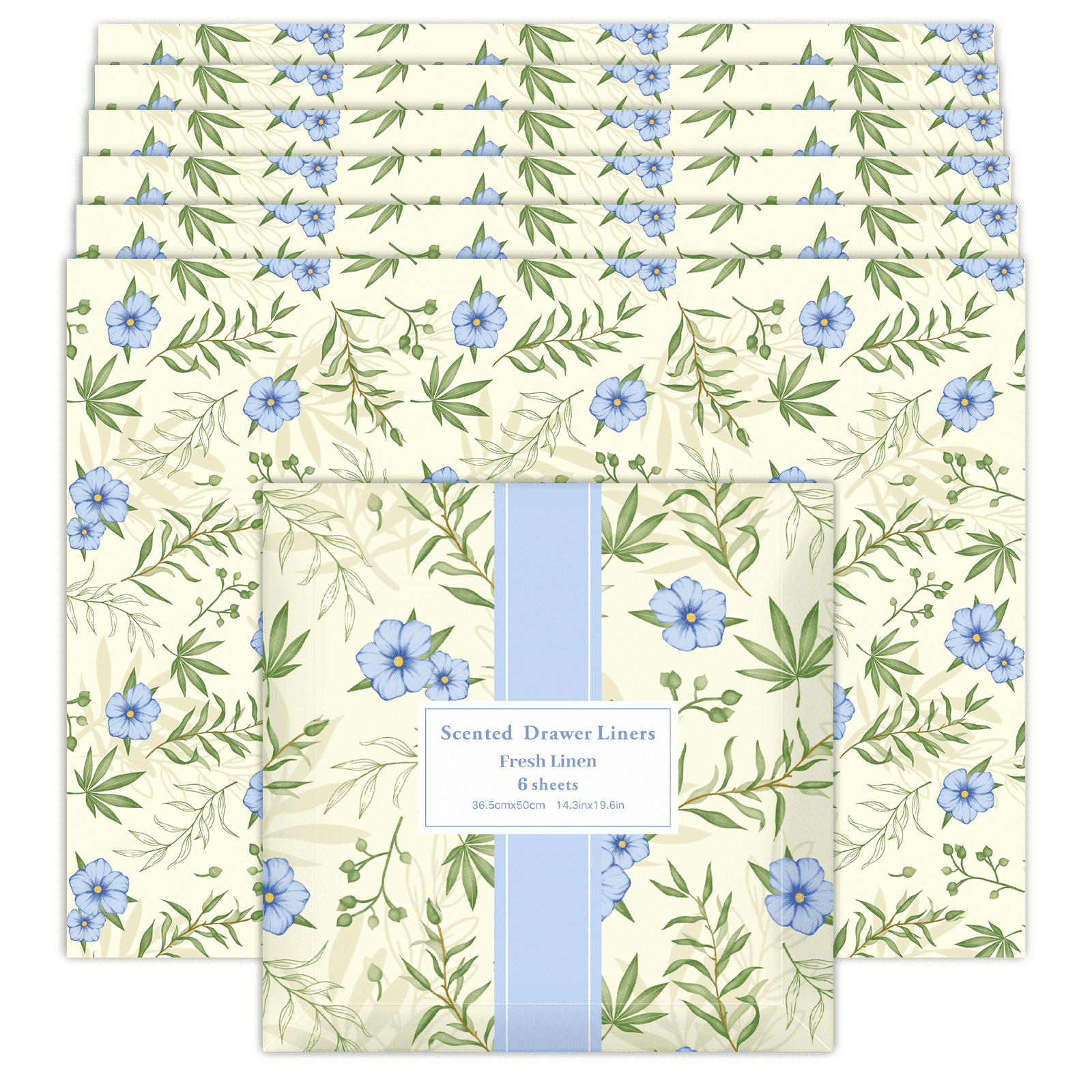 LA BELLEFÉE Linen Scented Drawer Fragrance Sheets, 6-Sheet Pack ...