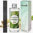 thumbnail image 1 of LA BELLEFÉE Reed Diffuser Refill 200ml, Long Lasting Citronella Lemongrass Fragrance with 6 Sticks, Fresh Scent Home Air Freshener for Everyday Use, 1 of 9
