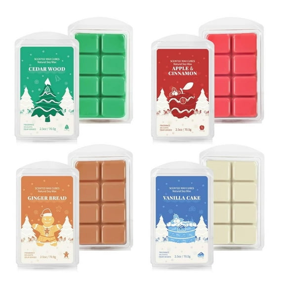 LA BELLEFÉE Scented Wax Melts, Assorted Scents for Wax Warmers, 4 Pack