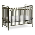 thumbnail image 1 of LA Baby Napa 3 in 1 Convertible Full Sized Metal Crib, Golden Nugget, 1 of 3
