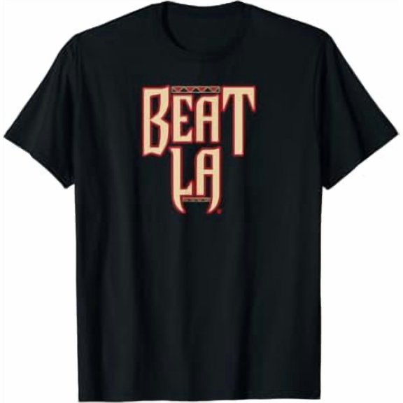 LA Baseball Classic Theme Everyday Message Retro Theme Bold Message T-Shirt