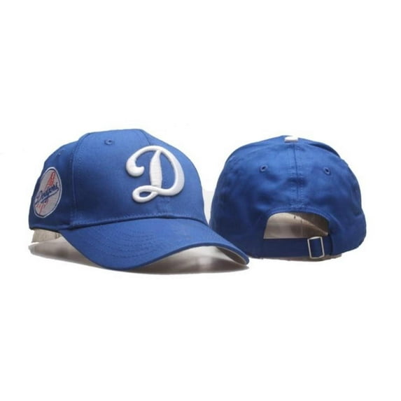 LA Blue Adjustable Baseball Hat | Vintage “D” Logo Fan Cap for Everyday Wear