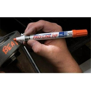 Markal - Solid Paint Marker: White, Bullet Point - 30629745 - MSC  Industrial Supply