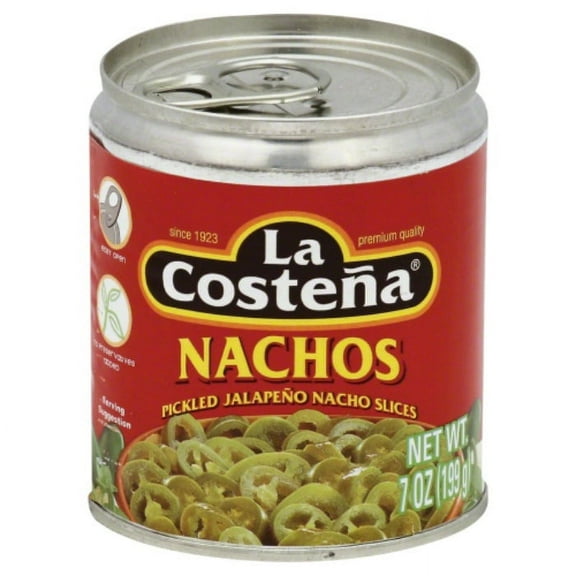 LA COSTENA PEPPER JALAPENO NACHO 7 OZ - Pack of 12