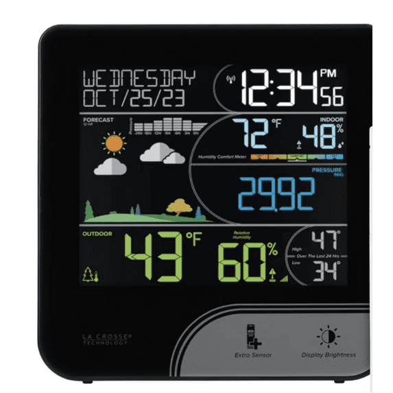 LA CROSSE TECHNOLOGY S73071 Wireless Color Weather Station