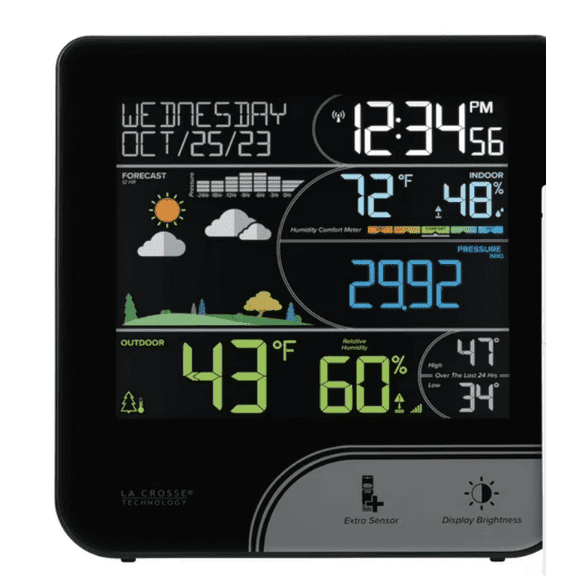 LA CROSSE TECHNOLOGY S73071 Wireless Color Weather Station