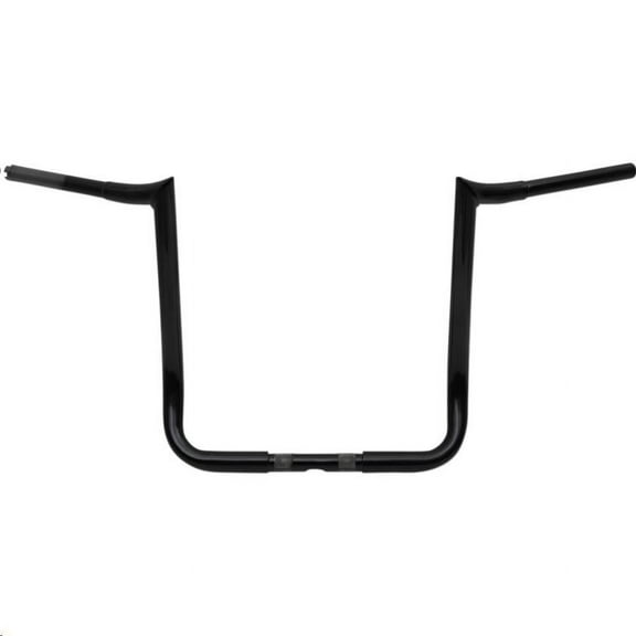 LA Choppers LA-7352-16B 1-1/4in. Prime Ape Handlebars - 17in. Rise - Gloss Black