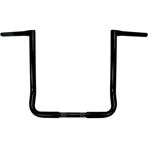 La Choppers LA-7361-16B 1-1/4in. Twin Peaks Touring Bagger Handlebar - 16in. - Black Powdercoat