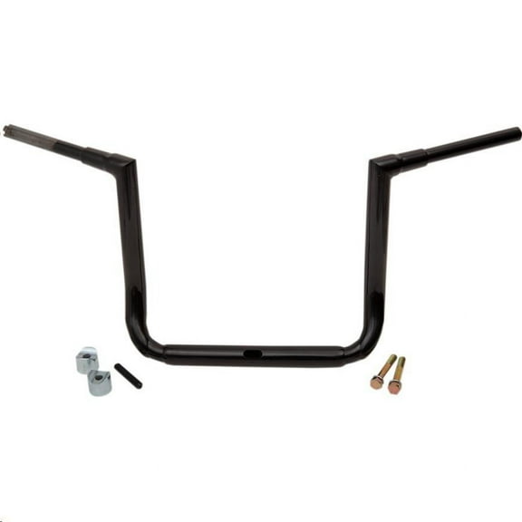LA Choppers LA-7364-14B 1-1/2in. Grande Twin Peaks Touring Handlebars - 14in. Rise - Gloss Black