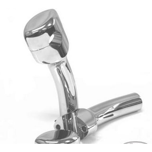 LA Choppers LA-7404-03 Hefty Mohawk Riser for 1-1/4in. Handlebar - 3in. Tall - Chrome