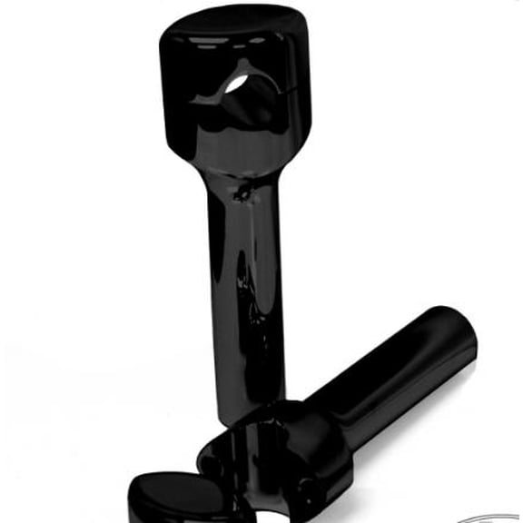 La Choppers LA-7406-06B Hefty Smooth Riser for 1-1/4in. Handlebar - 6in. Tall - Black