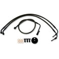 thumbnail image 1 of LA Choppers LA-8010B13M Midnight Braided Brake Lines - 12-14in. Ape Hangers, 1 of 1