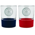thumbnail image 1 of LA Clippers 14oz. Commissioner Rocks Glass Two-Piece Set, 1 of 1