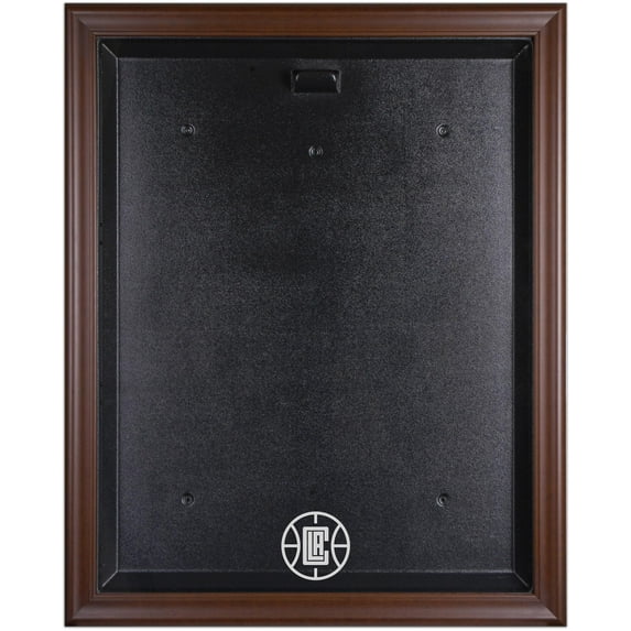 LA Clippers Brown Framed Jersey Display Case