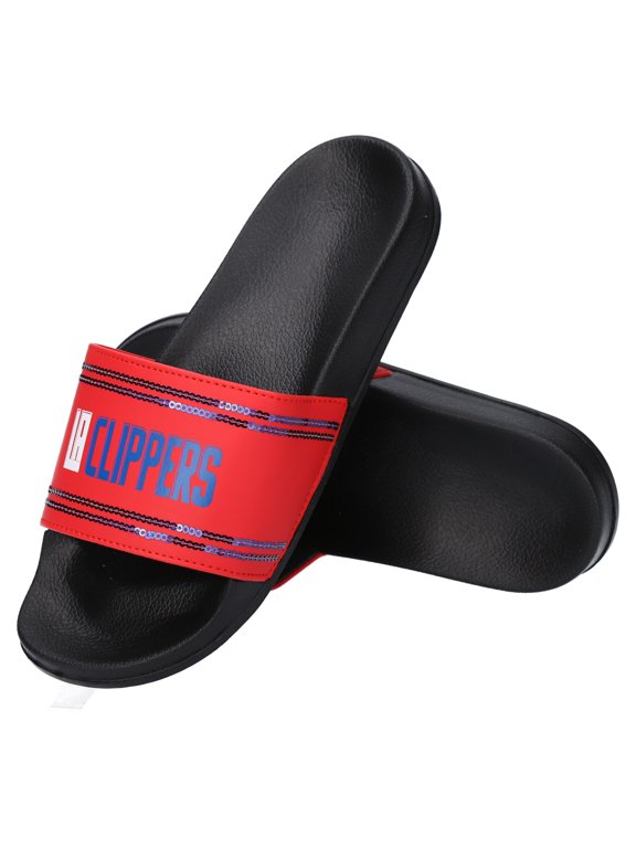 LA Clippers Women's Sequin Slide Sandals