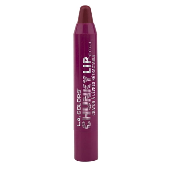 LA Colors Chunky Lip Pencil, Wine, 0.106 Oz