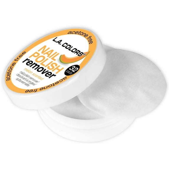 LA Colors Nail Polish Remover Pads Melon Scent 32 Counts