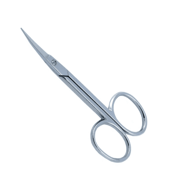LA Cross Professional Cuticle Scissors, Precision Stainless Steel Nail and Cuticle Trimming Scissors for Manicure and Pedicure Care