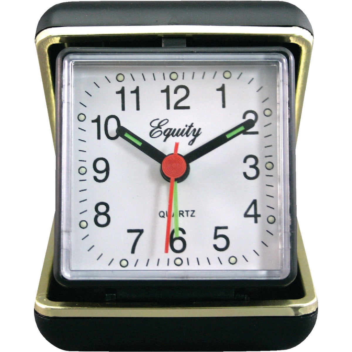 LA Crosse Technology Advance Black Case Quartz Analog Clamshell