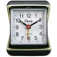 thumbnail image 1 of LA Crosse Technology Advance Black Case Quartz Analog Clamshell Travel Alarm Clock, 1 of 1