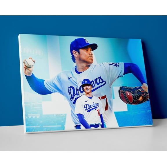 LA Dodgers Shohei Ohtani Poster or Wrapped Canvas