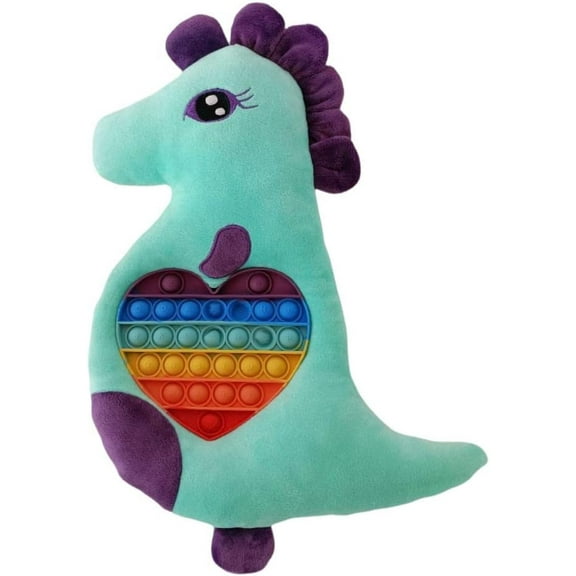 LA Fabric Spot Inc Seahorse Pop Plush Toy